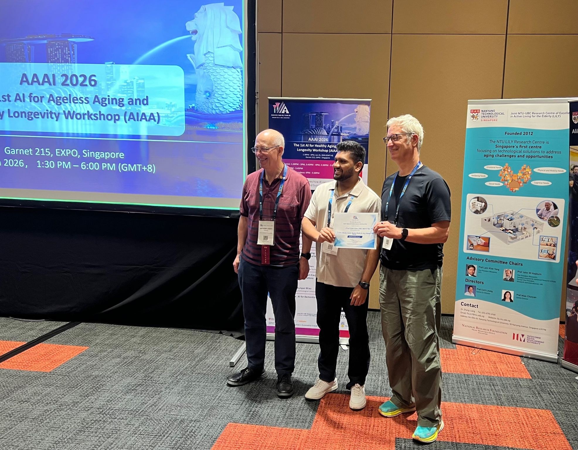 Best Paper Presentation Award at AAAI Workshop 2026